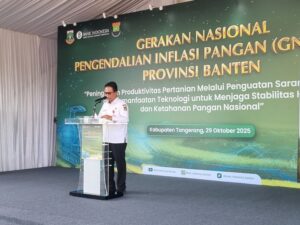 Asisten Sekretariat Daerah Kabupaten Tangerang Mewakili Bupati hadir dalam Gerakan Nasional Pengendalian Inflasi Pangan