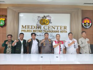 IWO-I Kota Tangerang Bersilaturahmi ke Polres Metro Tangerang Kota, Perkuat Sinergitas Media dan Kepolisian