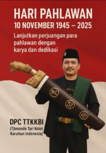 DPC TTKKBI Ajak Generasi Muda Lanjutkan Semangat Juang Pahlawan