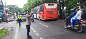 Polres Metro Tangerang Kota setiap pagi lakukan Gatur Lalin