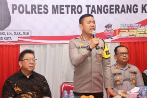 Kapolres Metro Tangerang Kota Gelar Ngopi Kamtibmas di Benda, Serap Aspirasi dan Ingatkan Orang Tua Awasi Anak