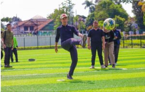 Walikota Bogor Himbau Warga Jaga Fasilitas Mini Soccer di Taman Manunggal