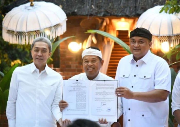 Bupati Bogor, Gubernur Jabar, dan Wali Kota Bogor Teken MoU Penanganan Sampah Perkotaan dengan Teknologi Hijau