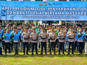 Kapolda Metro Jaya Apresiasi Polres Metro Tangerang Kota Libatkan Ojol dalam Menjaga Kamtibmas