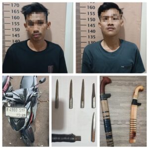 Residivis dan Rekannya Dibekuk Polsek Karawaci Saat Bobol Motor di Karawaci