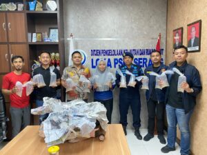 Polres Metro Tangerang Kota Lepasliarkan Ribuan Benih Lobster Hasil Ungkap Kasus Perikanan