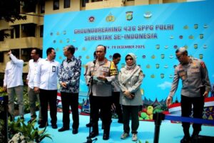 Kapolres Metro Tangerang Kota Hadiri Groundbreaking SPPG Polri Serentak Nasional