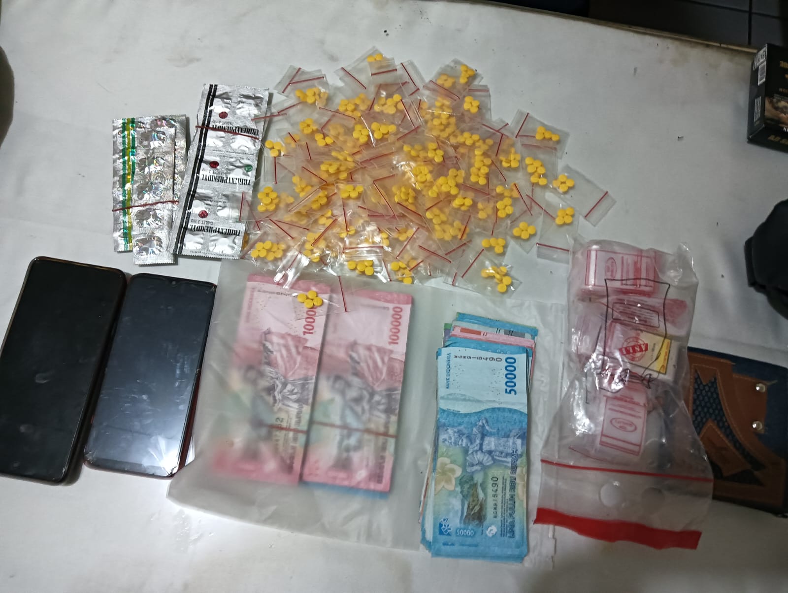 Polsek Batuceper Ungkap Peredaran Obat Keras Ilegal, Ribuan Butir Diamankan