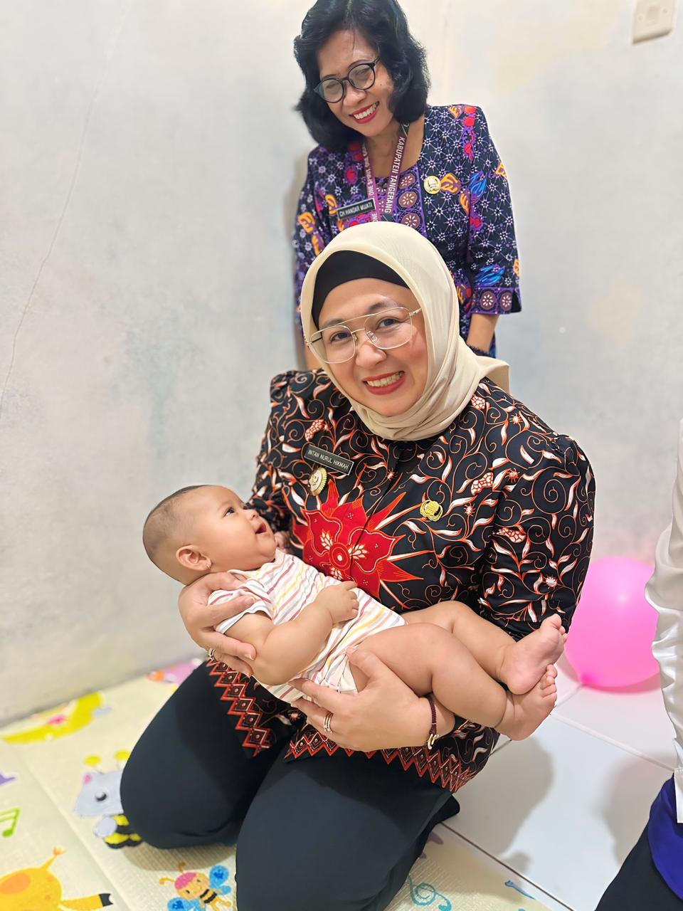 Wabup Tangerang Monitoring Gerebek Posyandu, Tekankan Pentingnya Pencegahan Stunting