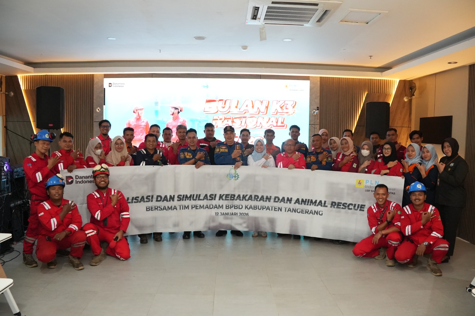 Rayakan Bulan K3 Nasional Dengan Sosialisasi dan Simulasi Kebakaran dan Animal Rescue