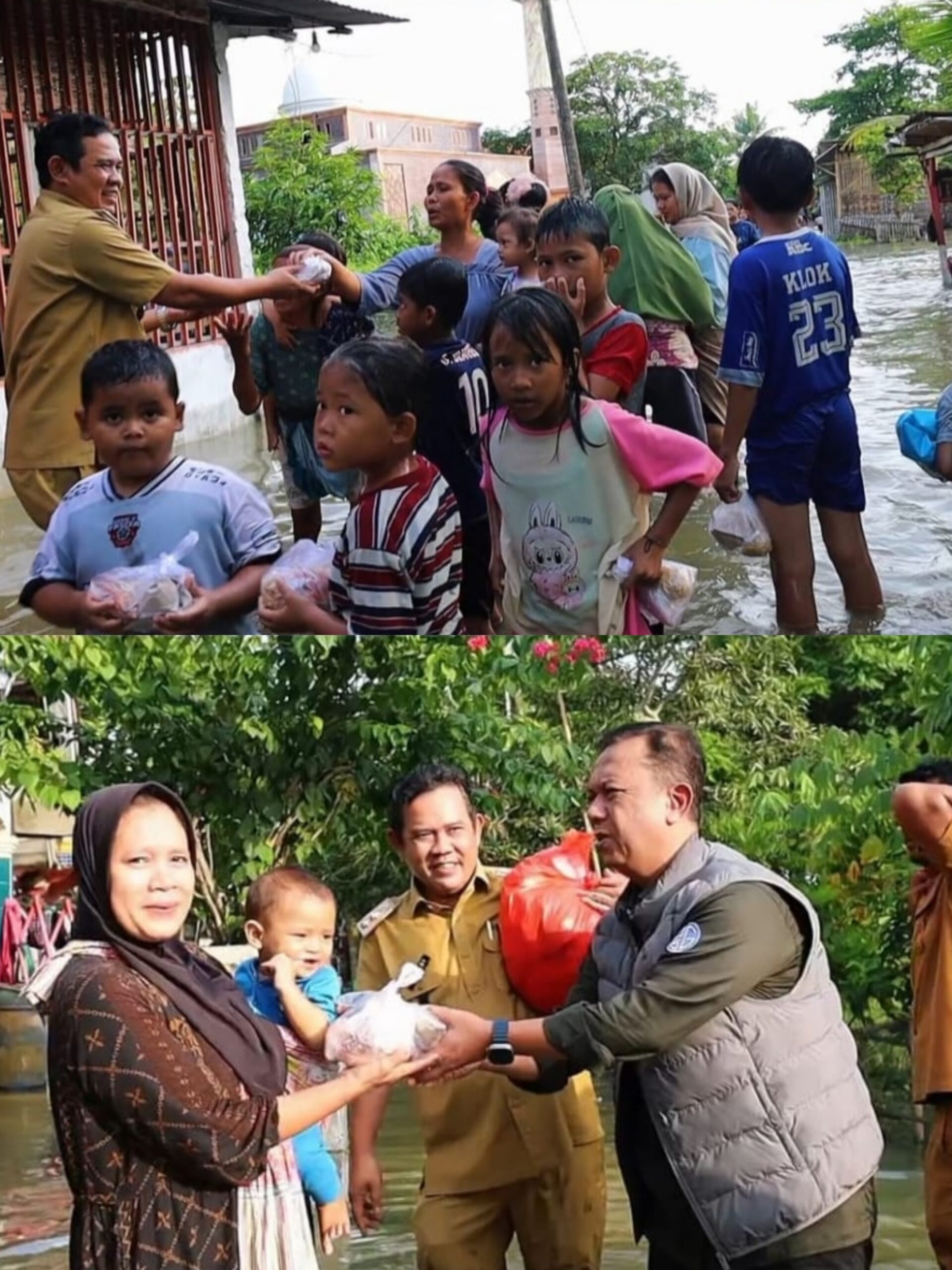 Kades Patramanggala Salurkan Bantuan Logistik untuk Warga Terdampak Banjir