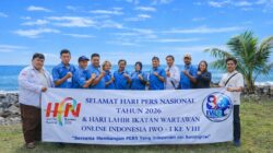 IWOI Provinsi Banten Turut Semarakan HPN 2026 Sekaligus Rayakan HUT ke-8 IWOI di Pantai Anyer