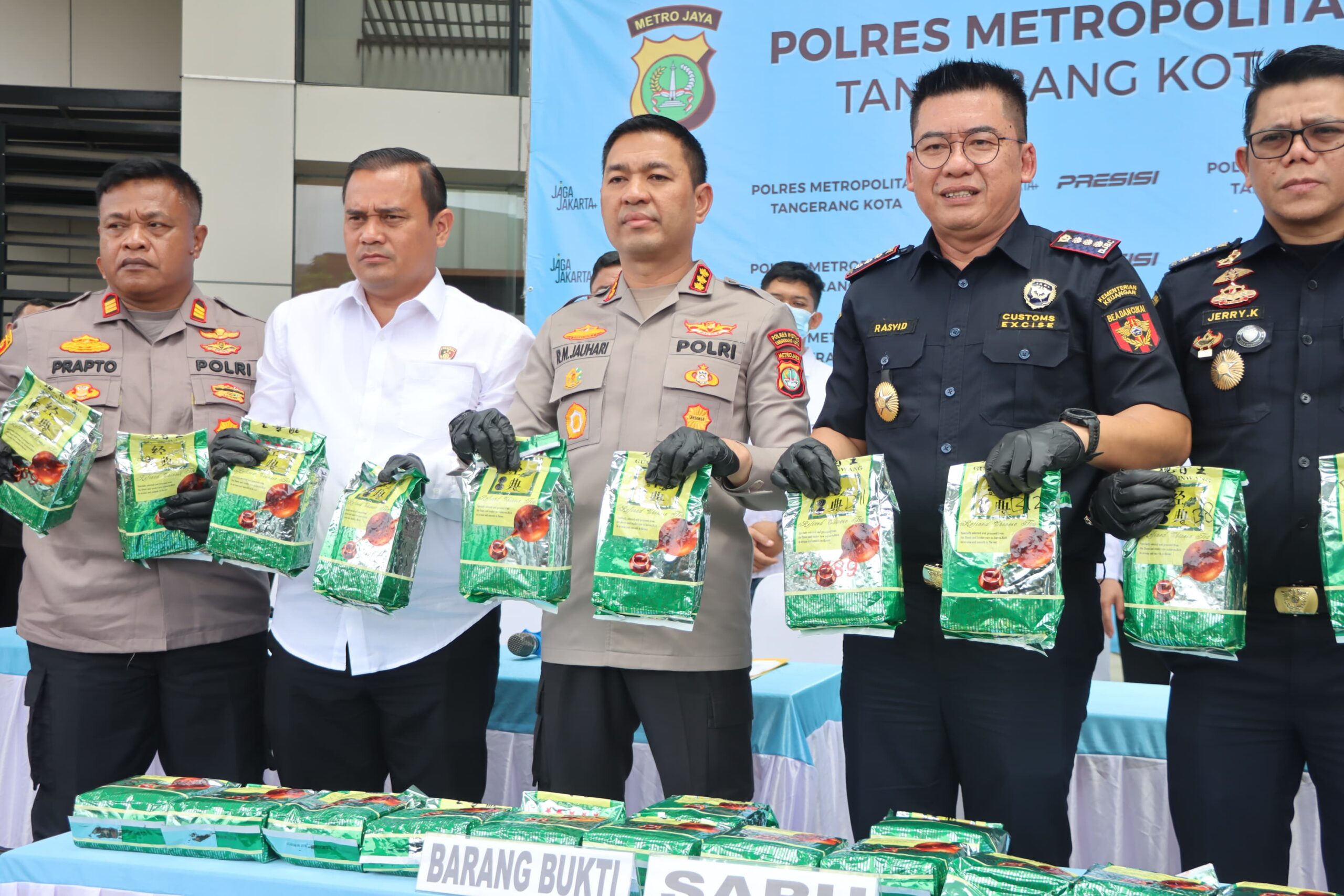 Toyota Alphard Jadi Kendaraan Sabu, Polres Metro Tangerang Kota Gagalkan 25 Kg Narkoba