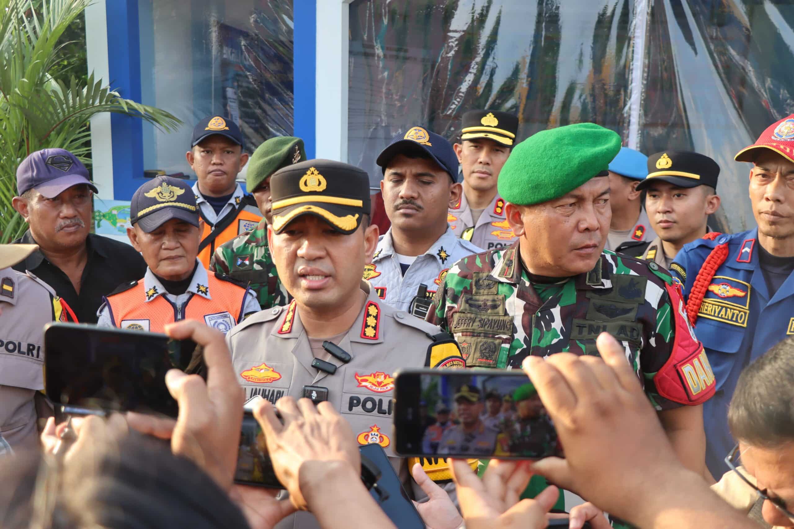 Kapolres Metro Tangerang Kota Pantau Arus Mudik di KM 13,5, Kondisi Lalu Lintas Masih Landai