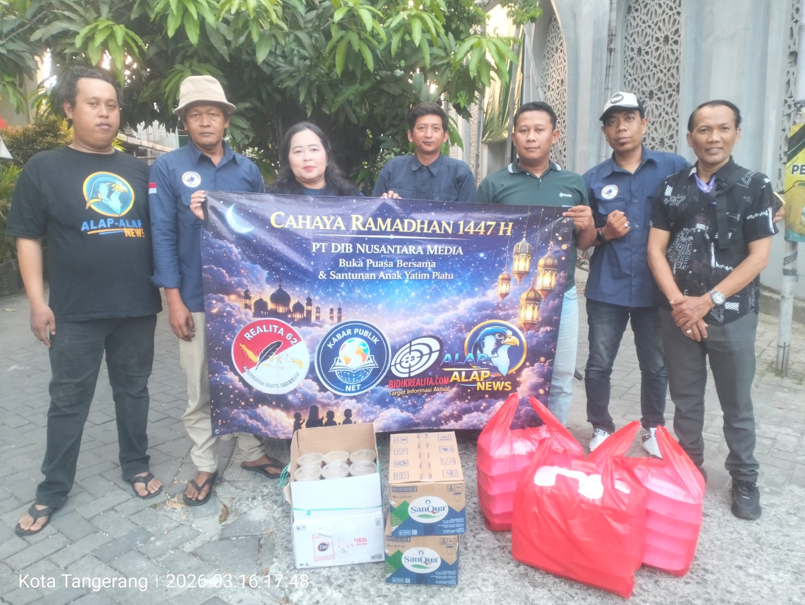 Ramadhan Penuh Makna, PT DIB Nusantara Media Santuni Anak Yatim di Tangerang